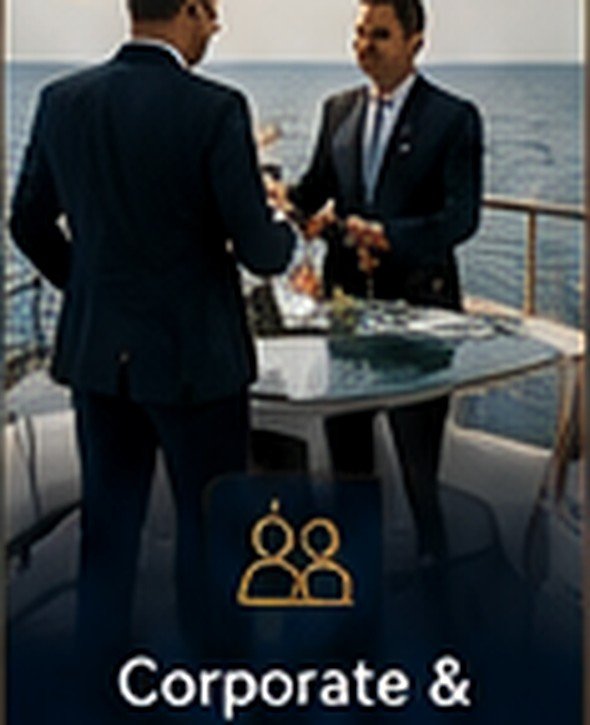Corporate and VIP yacht charter