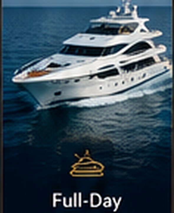 Full-day luxury yacht charter