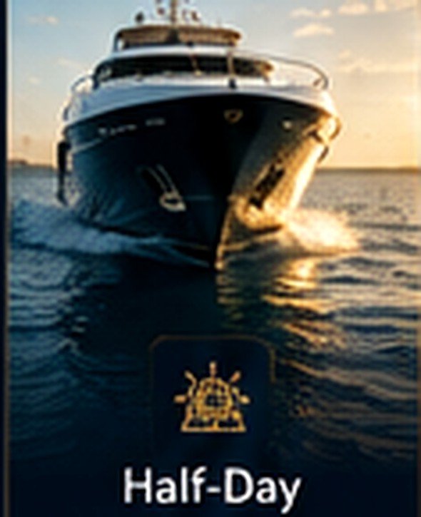 Half-day yacht charter